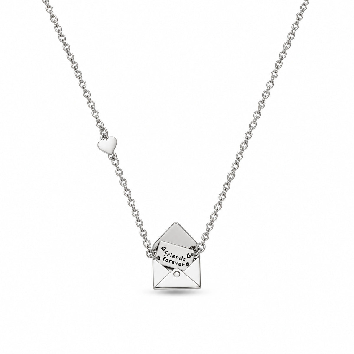 925 Sterling Silver Mail Box Necklace
