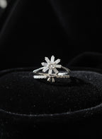 925 Sterling Silver Starburst Ring
