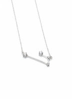 925 Sterling Silver 4 Stone constellation Necklace