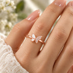 Butterfly Pavé Ring 925 Sterling Silver