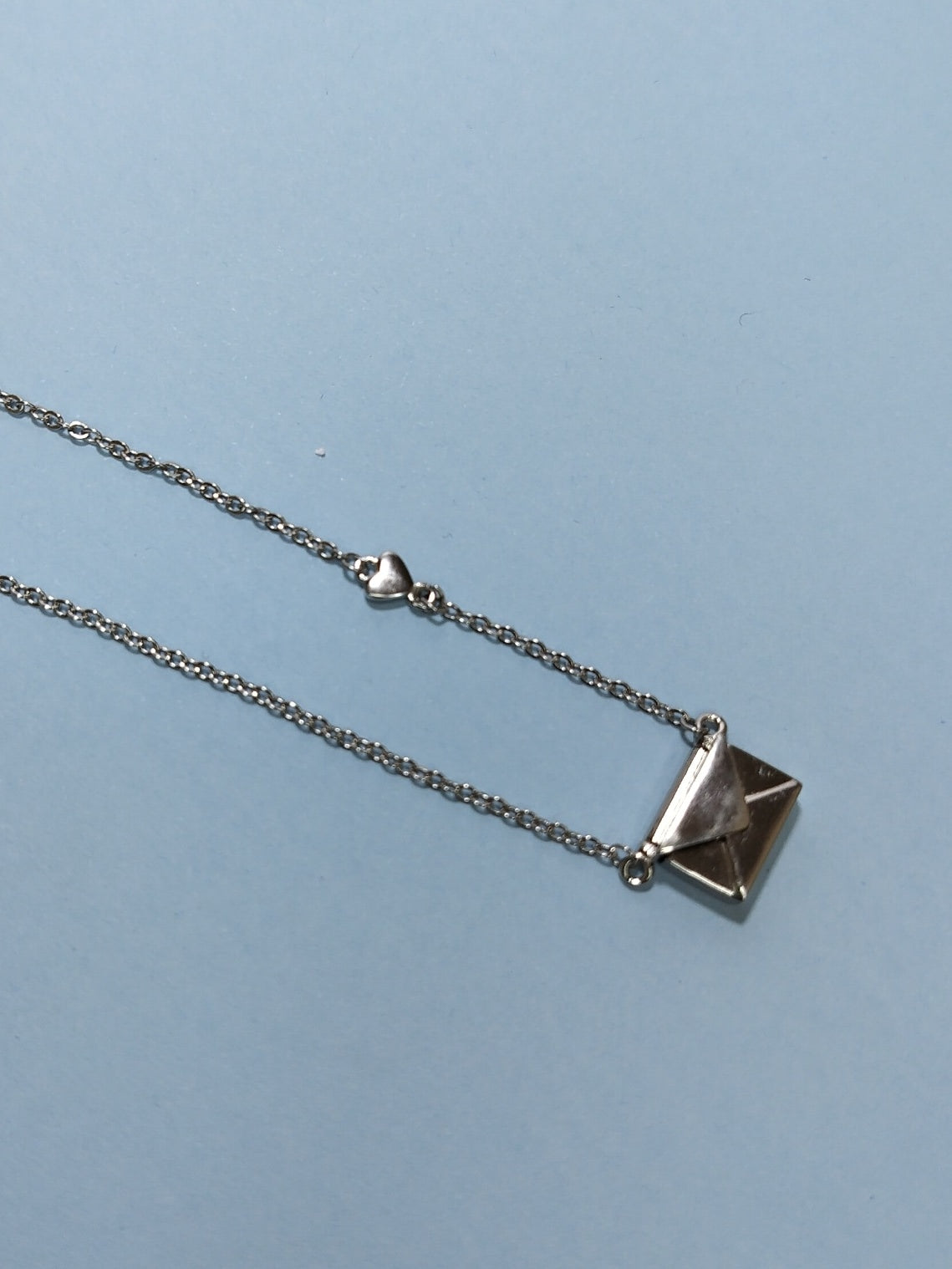 925 Sterling Silver Mail Box Necklace