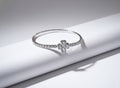 Luxe Clover Heart 925 Sterling Silver Stretch Bracelet