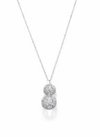 925 Sterling Silver Heart Cage Necklace