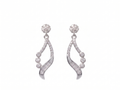 925 Silver Celeste Curve Earrings