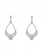 925 Sterling Silver Aurora Teardrop Earrings