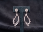 925 Silver Celeste Curve Earrings
