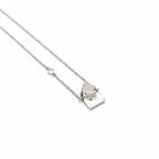 925 Sterling Silver Mail Box Necklace