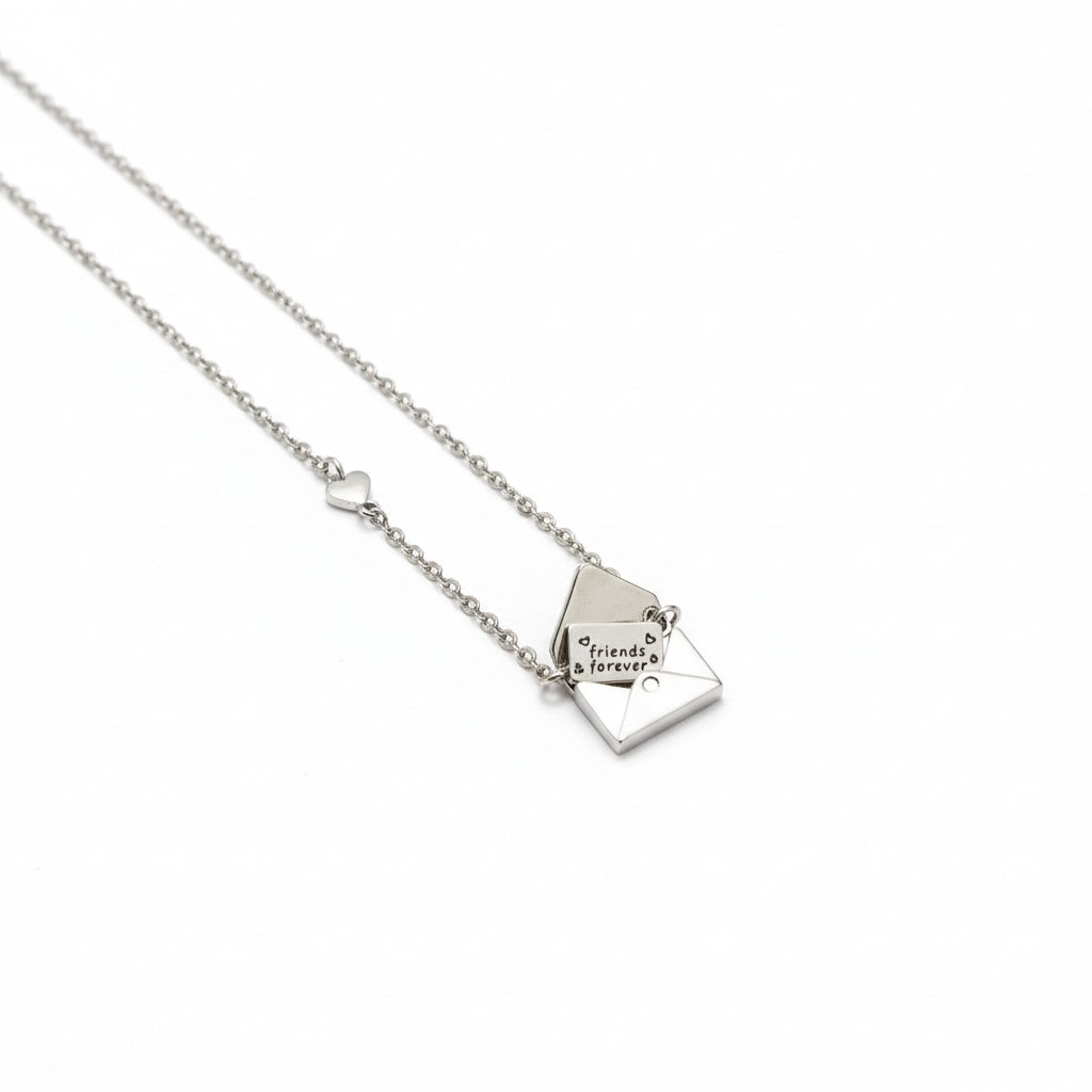 925 Sterling Silver Mail Box Necklace