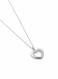 925 Sterling Silver Heartin Necklace