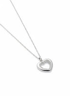925 Sterling Silver Heartin Necklace