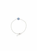925 Sterling Silver Evil Eye Charm Bracelet