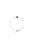 925 Sterling Silver Evil Eye Charm Bracelet
