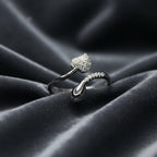 925 Sterling silver leaf ring