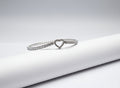 Celina Open Heart 925 Sterling Silver Stretch Bracelet