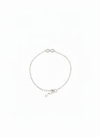 925 Silver Cubic Zirconia Infinity Bracelet