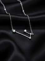 925 Sterling Silver 4 Stone constellation Necklace