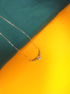 925 Sterling Silver Deer Horn Necklace