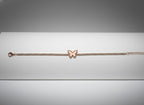 Roselle Butterfly 925 Sterling Silver Tennis Bracelet